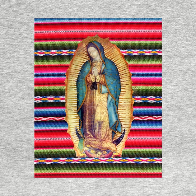 Our Lady of Guadalupe Virgen Maria Zarape Virgin Mary Catholic 113 by hispanicworld